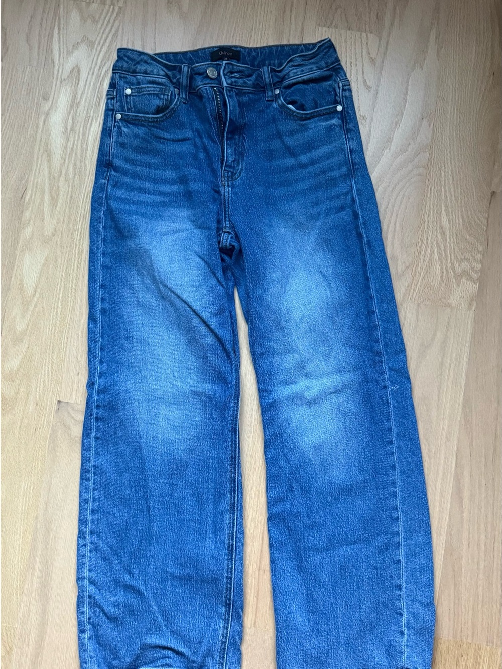 Quince - Bella Stretch Relaxed Straight Jeans - Picture 2 of 7